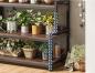 Preview: 360Home Blumenständer Regal Blumentopf Ständer Eisen hängenden drei Etagen